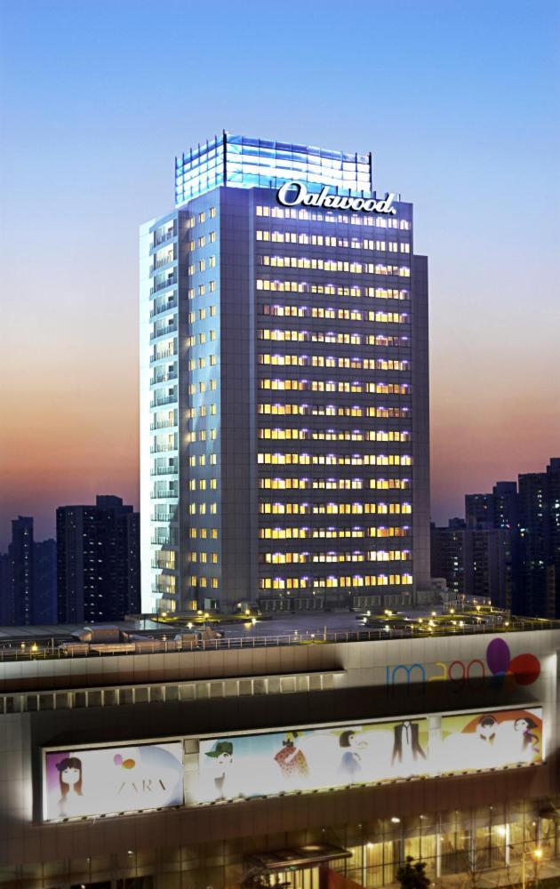 Oakwood Residence Şanghay Dış mekan fotoğraf